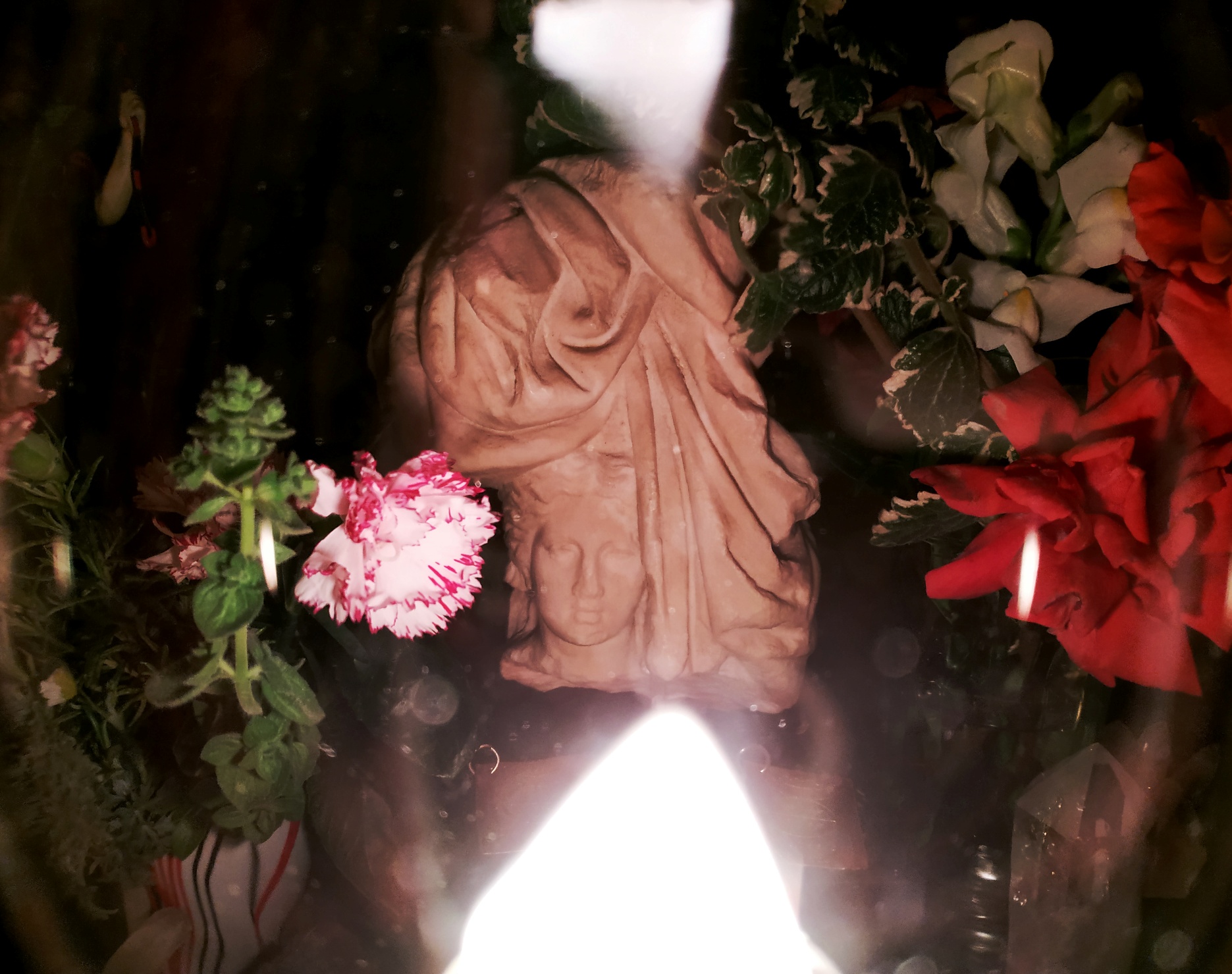 Rite of Her Sacred Fires 2020 Image from the oil lamp