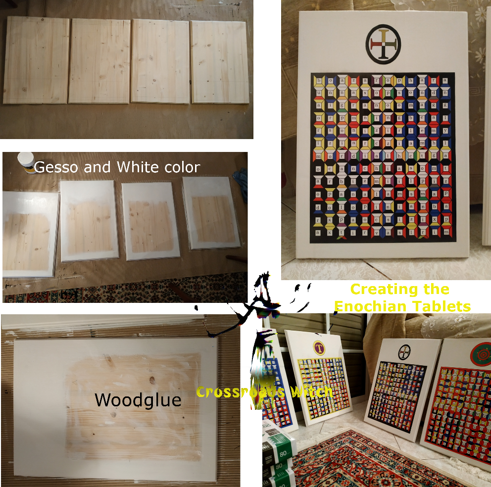 Creating the enochian tablets part 2