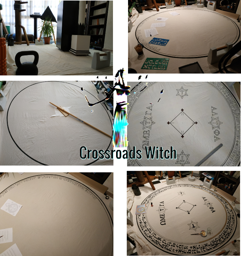 The process of creating the circle 1